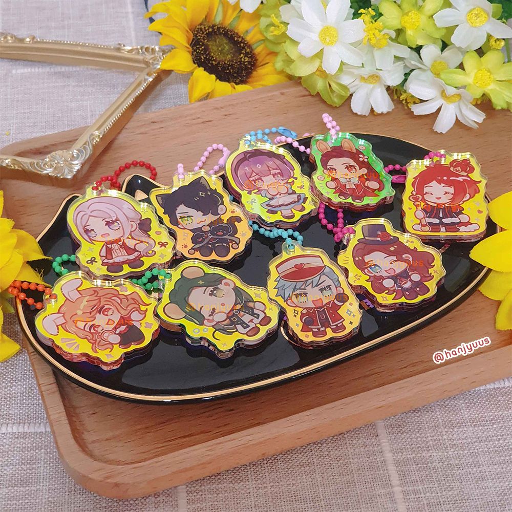 Black Eagles in Wonderland Charm Set