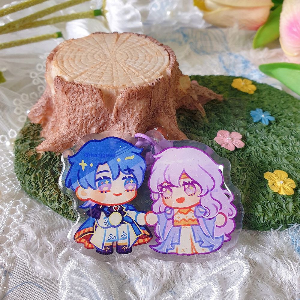FE3H Glitter Epoxy Charms