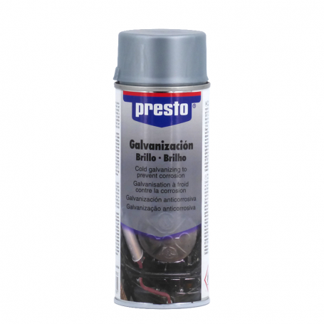 SPRAY GALVANIZADO BRILLO 400 ML PRESTO