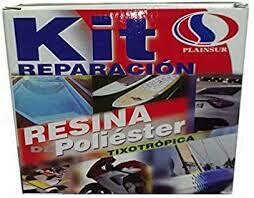 KIT RESINA 1KG+PEROX 20GR+1MT FIBRA