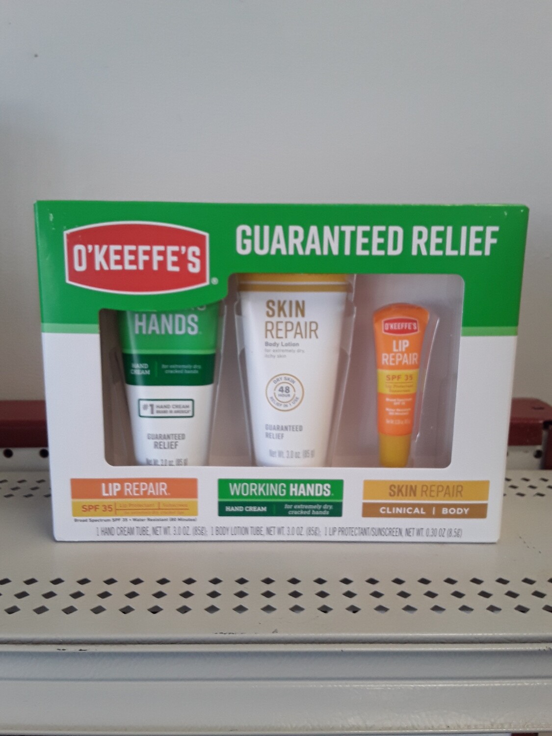 O&#39;KEEFFE&#39;S GUARANTEED RELIEF.