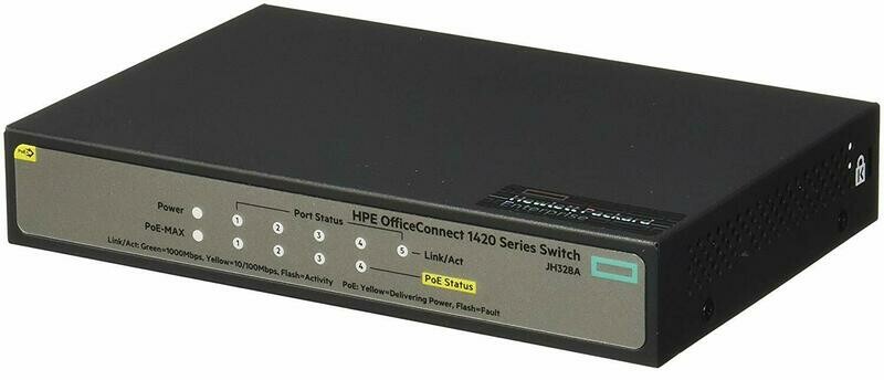 HPE OfficeConnect 1420 5G PoE+ (32W) Unmanaged Switch
