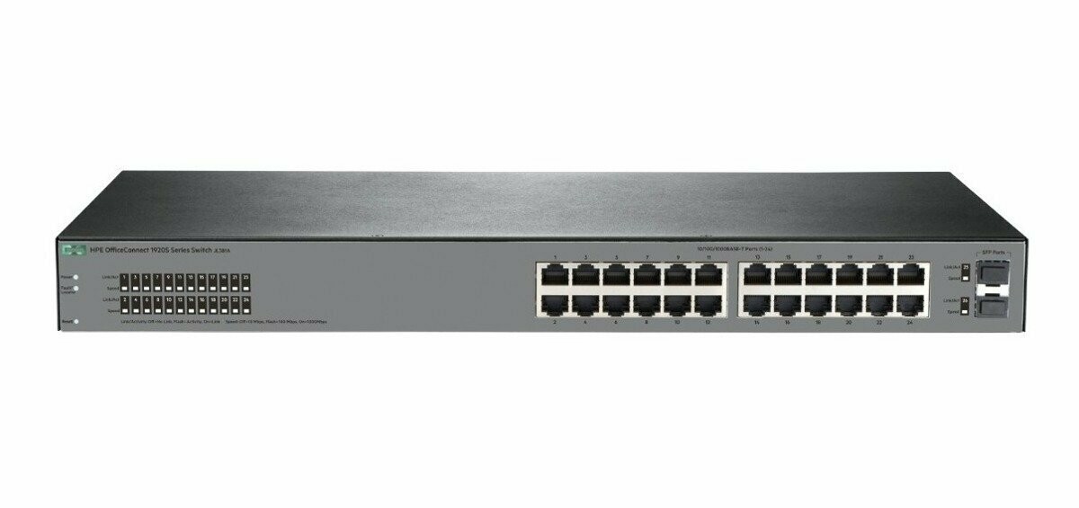 HPE OfficeConnect 1920S 24G 2SFP Smart Managed Switch