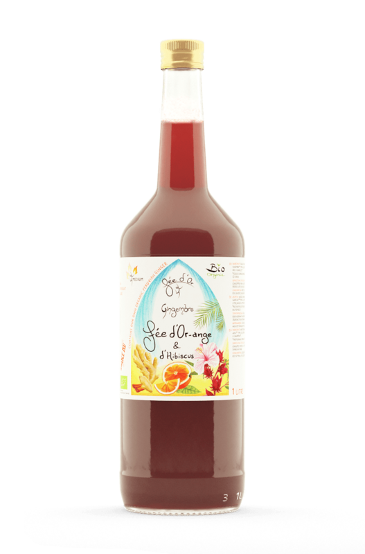Fée d'Or-ange & d'Hibiscus - 1 litre