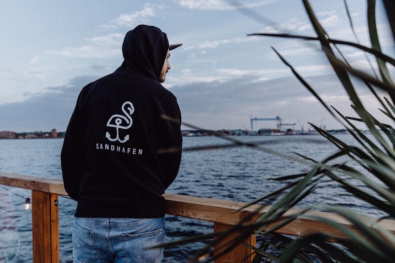 SANDHAFEN Hoodie schwarz