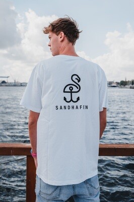 SANDHAFEN T-Shirt classic (weiß+schwarz)