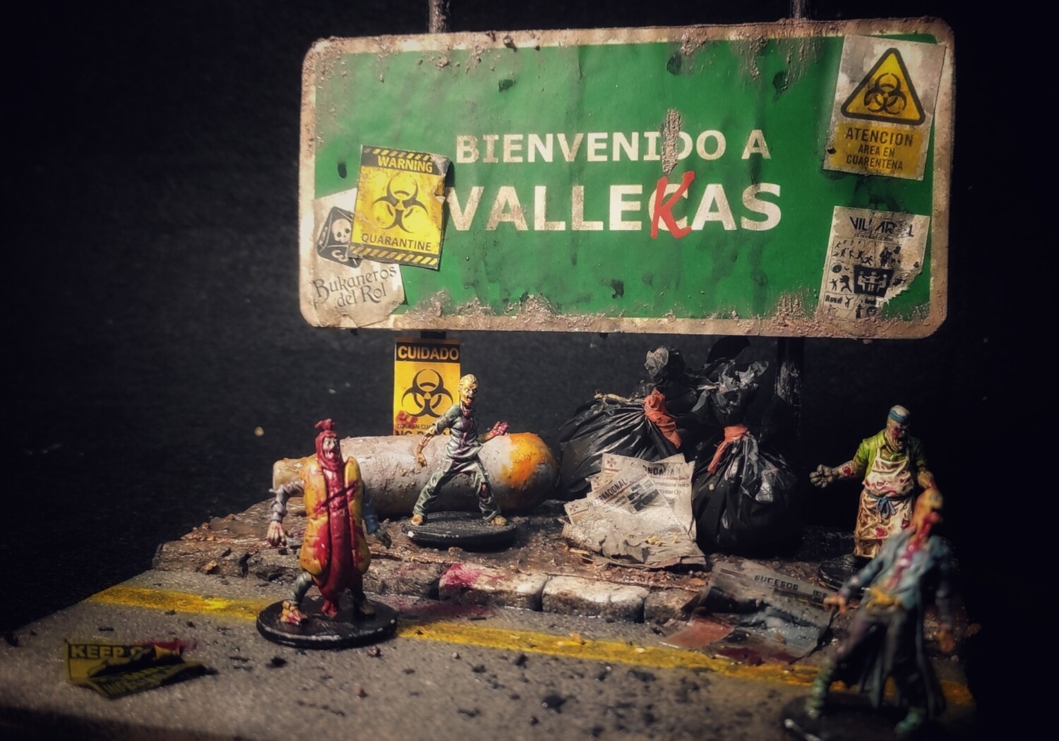 Diorama Apocalipsis Zombie