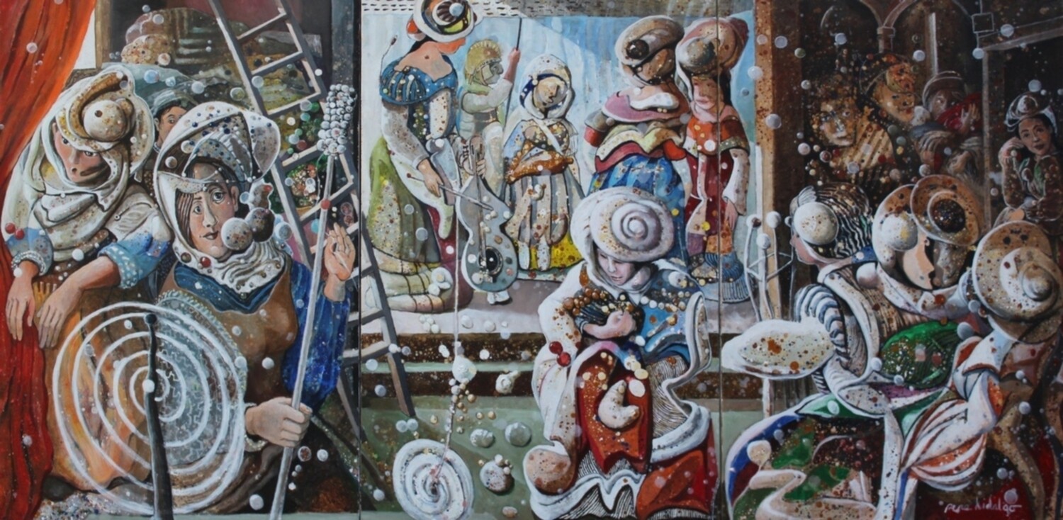 The Spinner III (triptych)