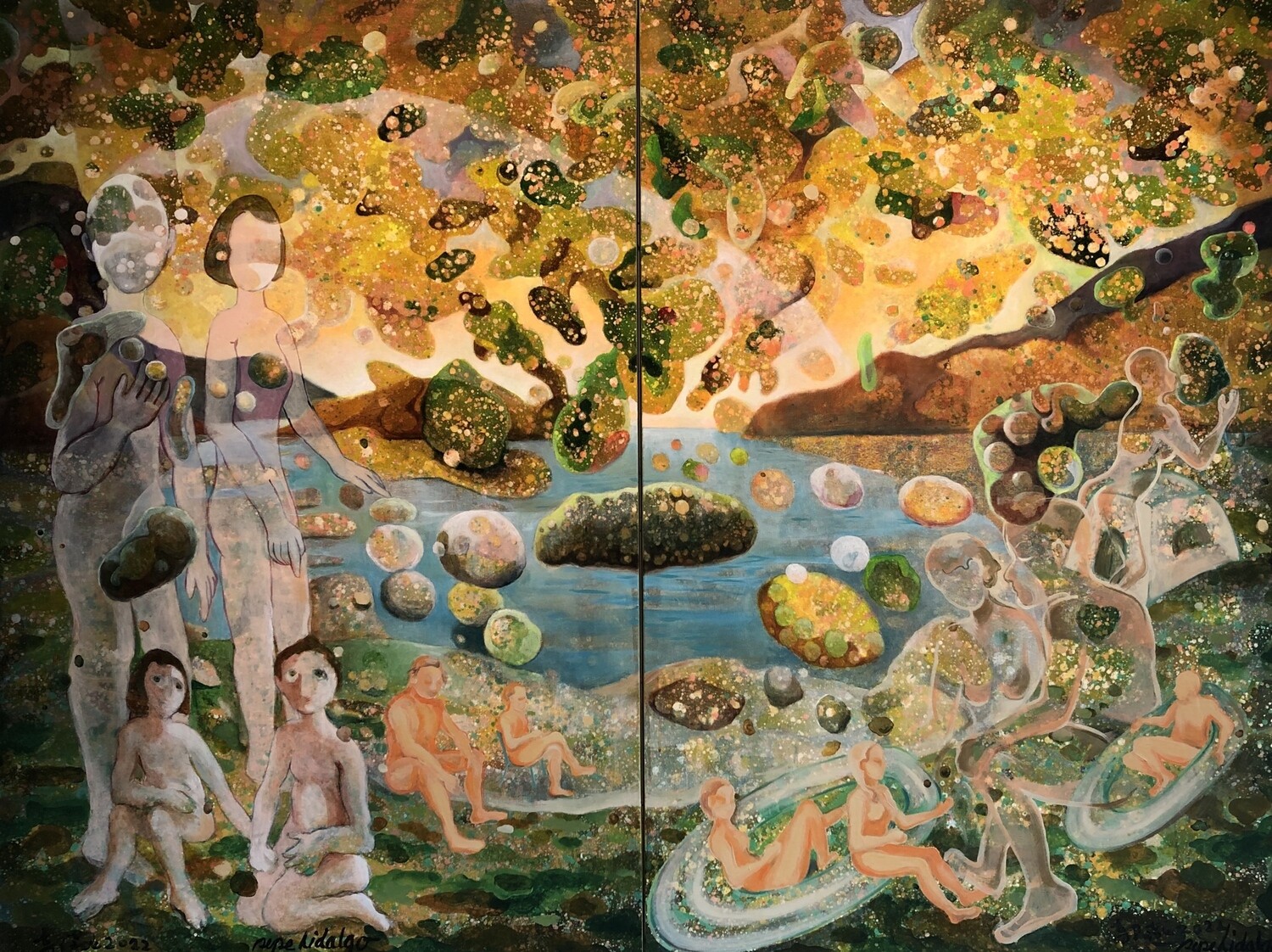 The Circle of Life (diptych) 【生生不息】
