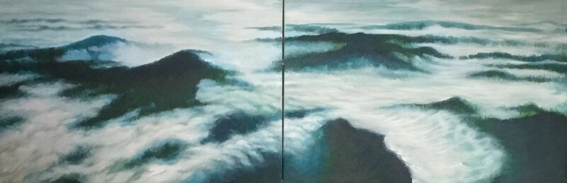 Mountain View (diptych) 山景