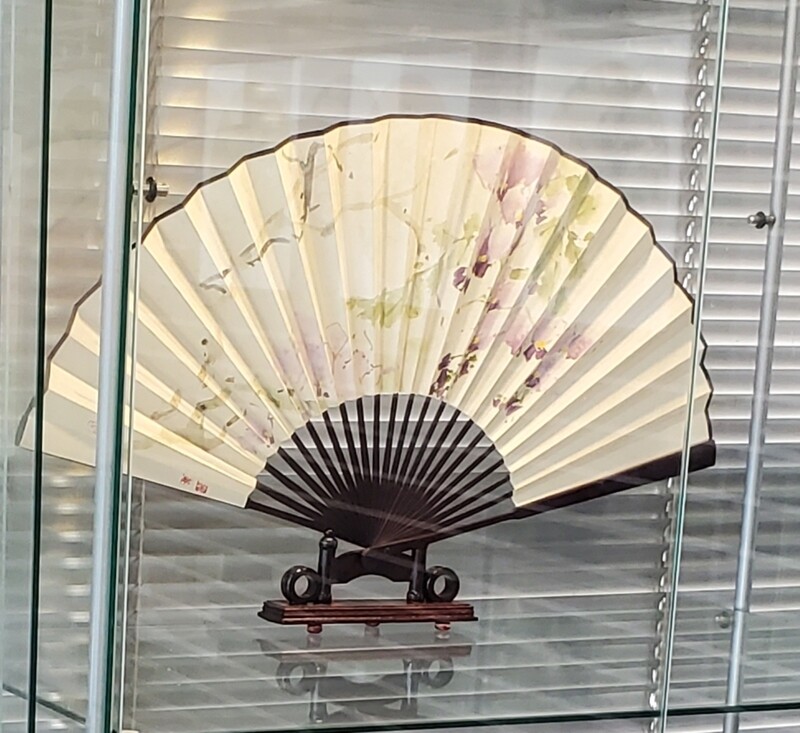 Hand-Painted Folding Paper Fan