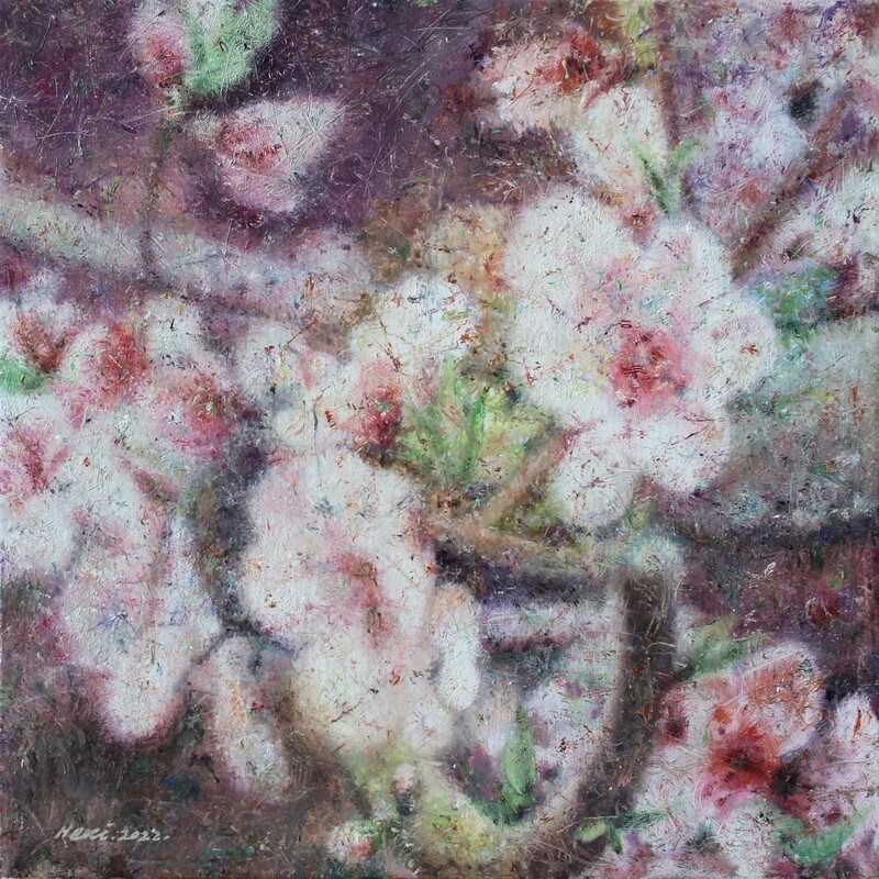 Edition on Canvas - Forms Translating into Peach Blossoms 形译桃花