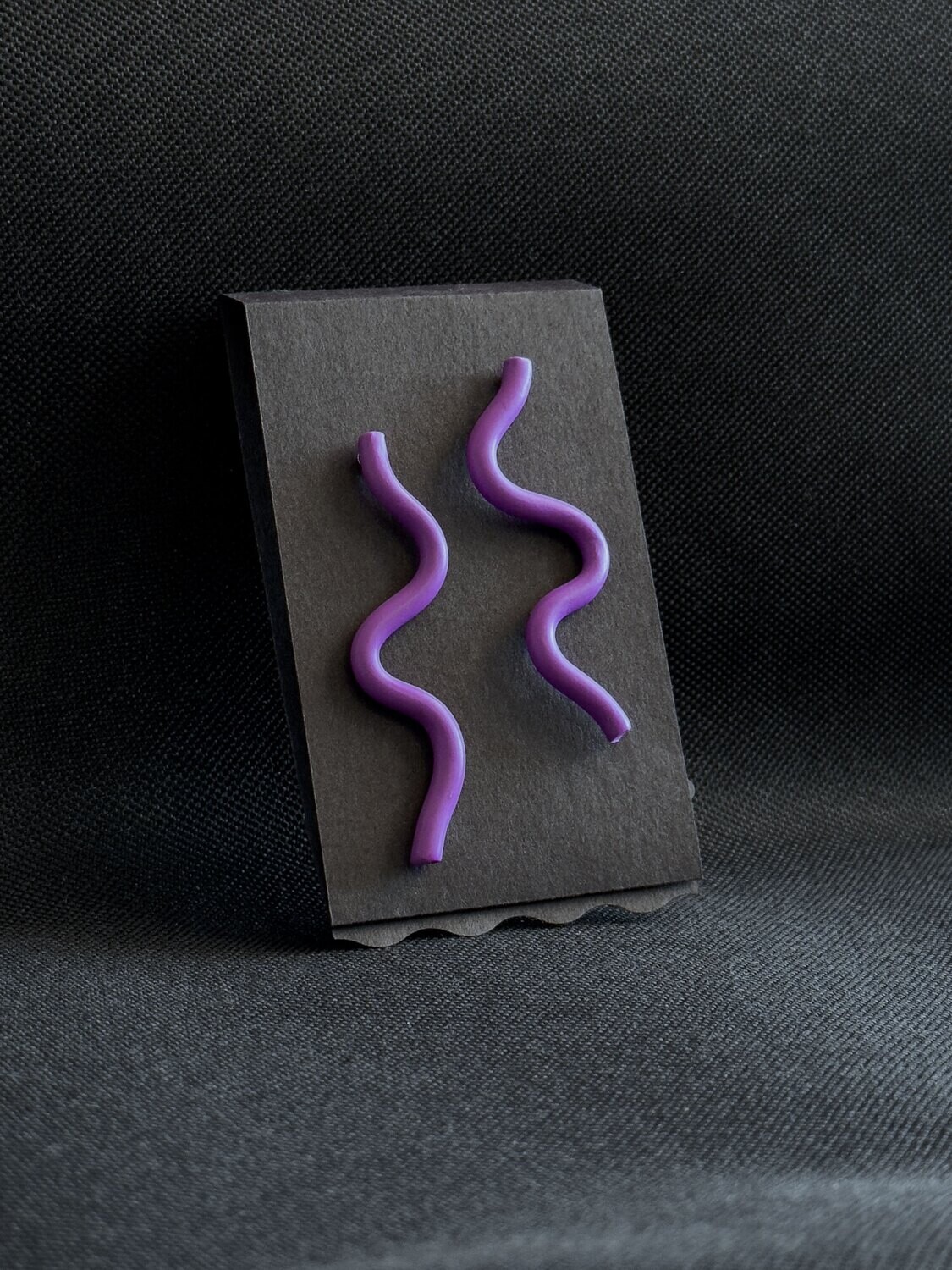 “Squiggly life” earrings