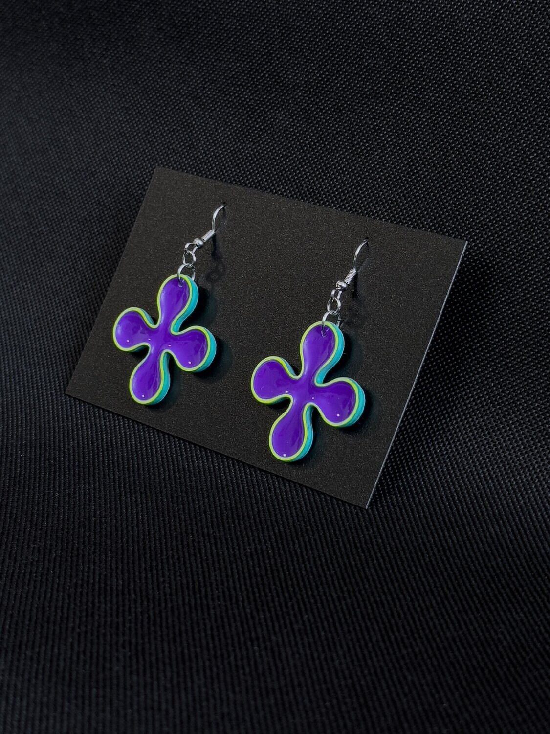 ELEMENTS vol.2 - Earrings (Turquoise Yellow Purple) series #1