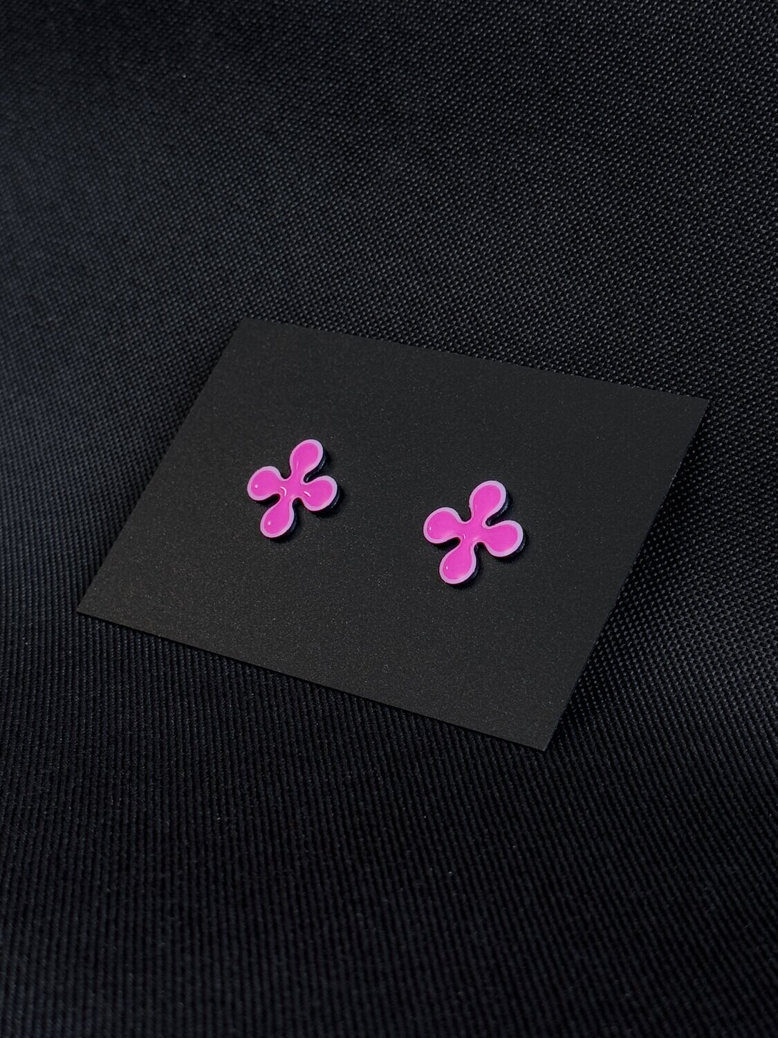 ELEMENTS vol.2 - Earrings (Black White Pink) series #3