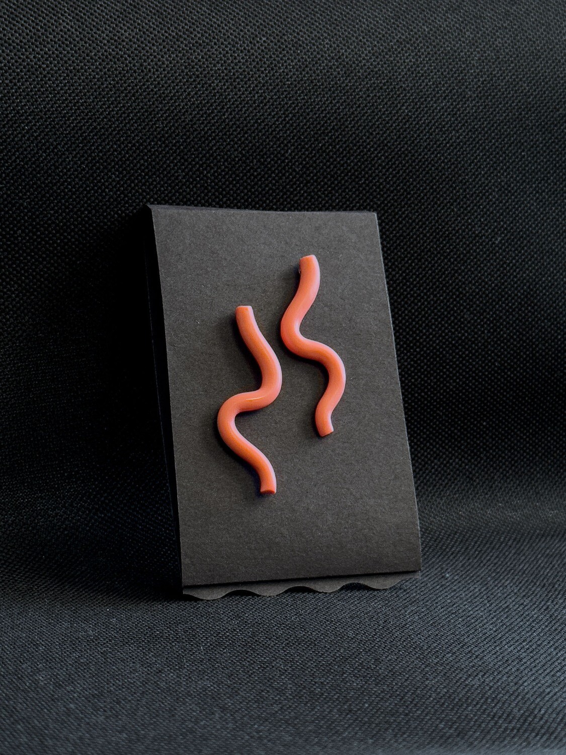 “Squiggly life” earrings