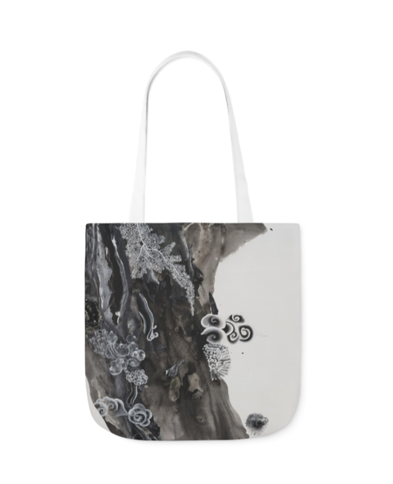 Canvas Tote Bag - Bleached - white