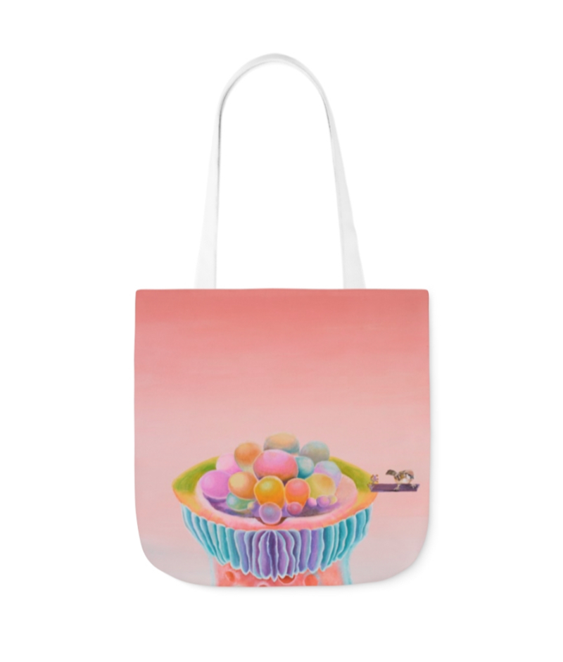 Canvas Tote Bag - Bodhi Grapes - White