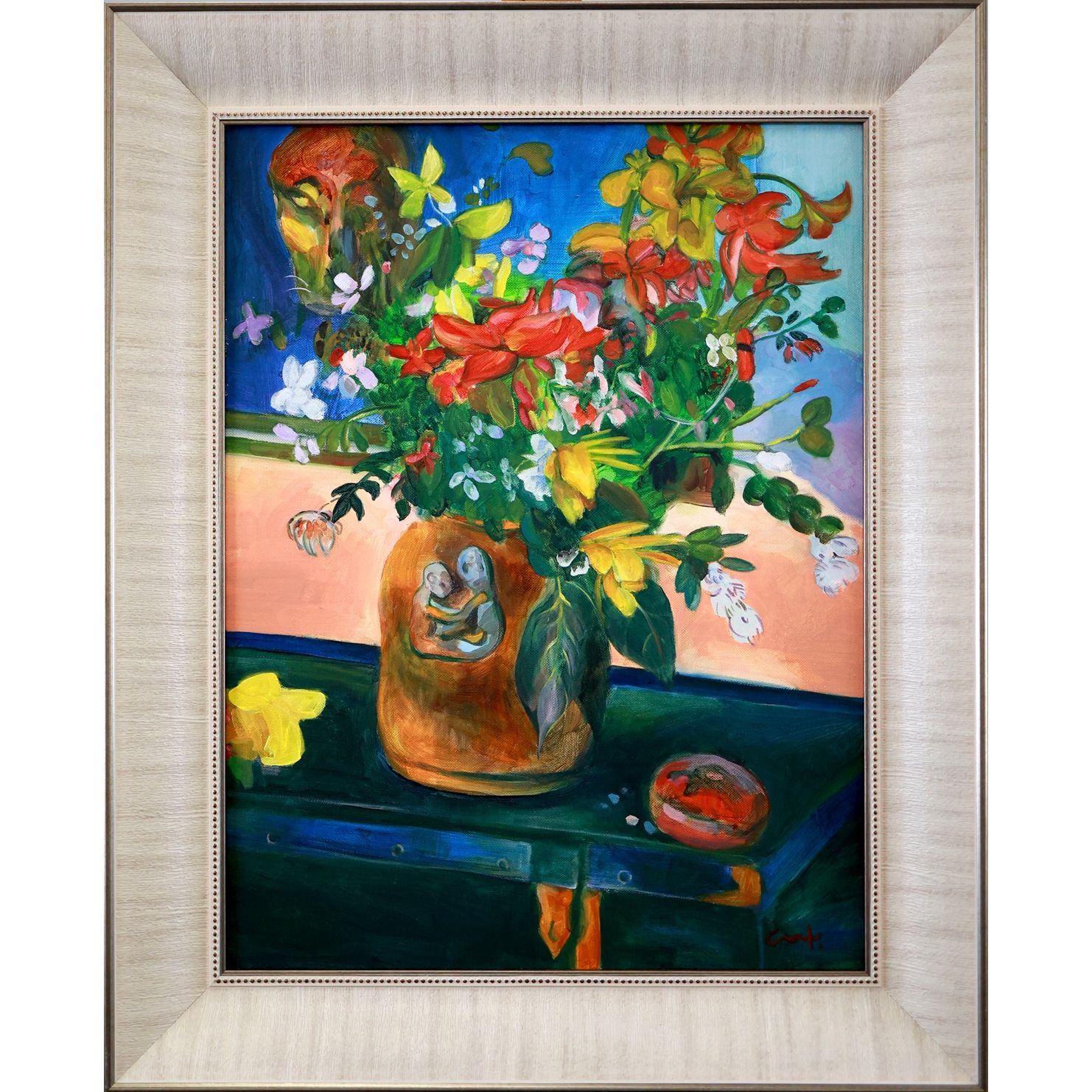 Studying Gauguin’s Still Life with Flowers