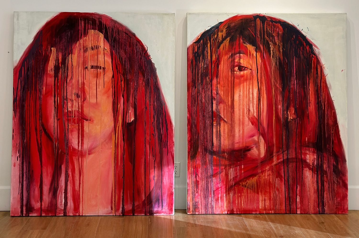 Red Scarf 01 & 02 红纱巾 01 & 02