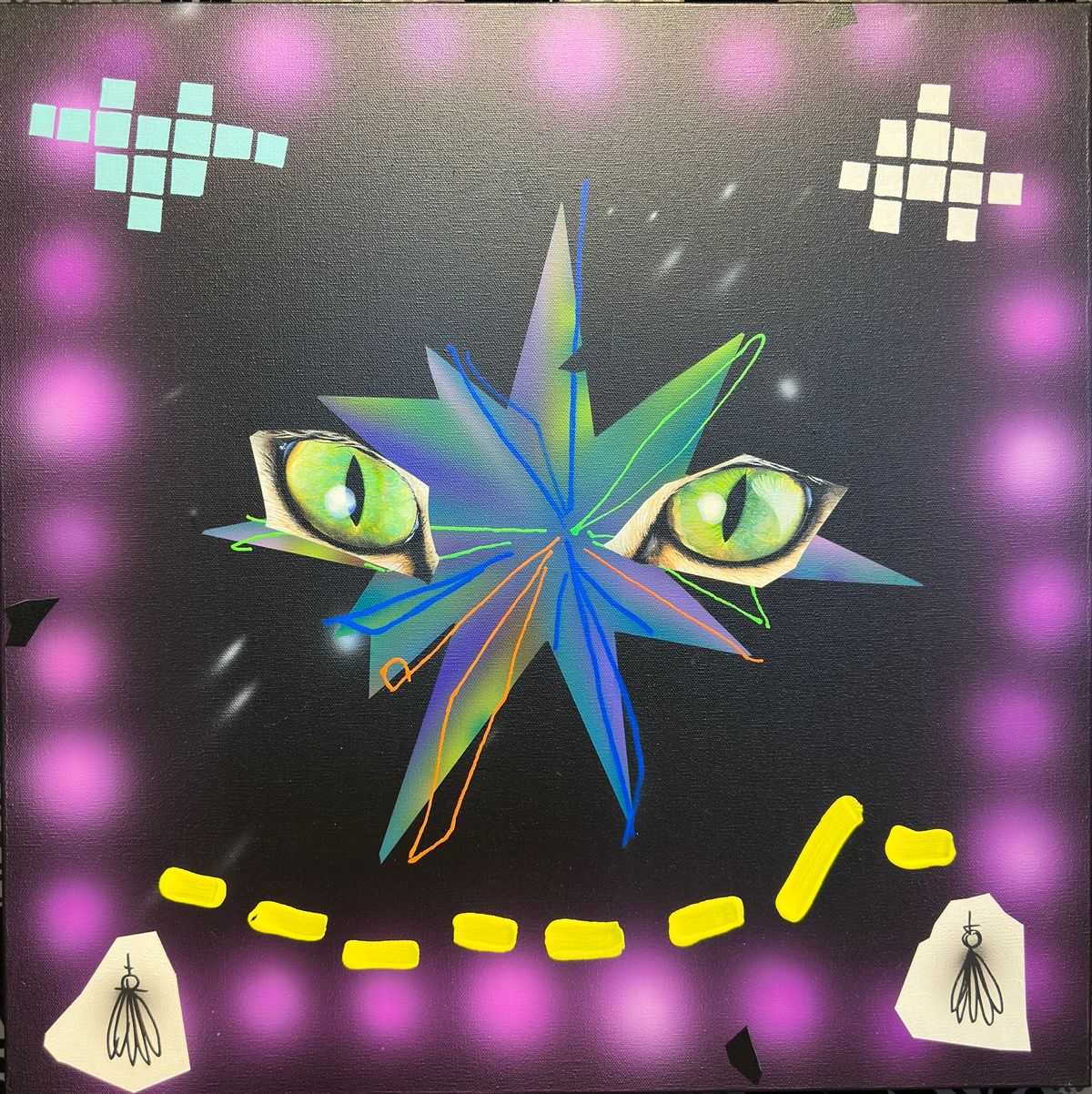 Painting with Green Eyes