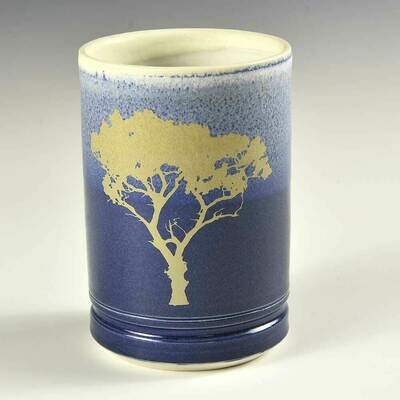 Cup - Tree Graphic. Porcelain clay. One of a kind. Works well with hot liquids. Cup - Tree Graphic. Porcelain clay. One of a kind. Works well with hot liquids.