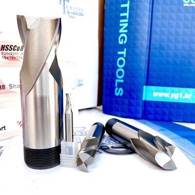 YG-1 HSSCo8 2FL (EX-LONG) THREADED SHANK YG-1 HSSCo8 2FL (EX-LONG) THREADED SHANK