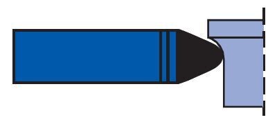 Straight Round Nose Roughing -Brazed on tip