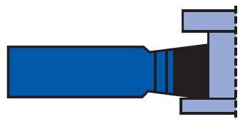Recessing -Brazed on tip