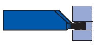 Parting Blade -Brazed on tip