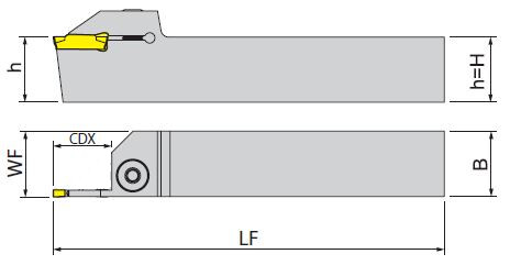 YG-1 External Grooving Tool Holder