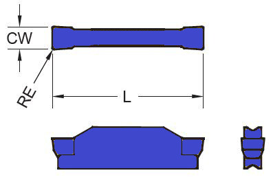 YG-1 Parting/Grooving Inserts (10 pack)