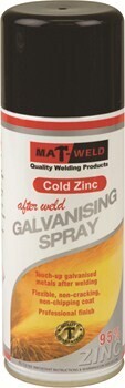 Matweld Cold Zinc Galvanizing Spray 350ml