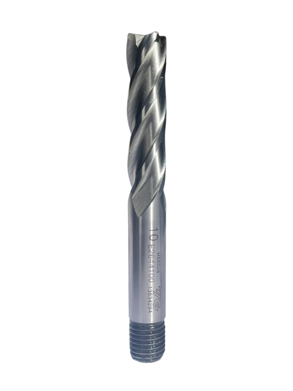 YG-1 HSSCo8 4 Flute Long Threaded Shank