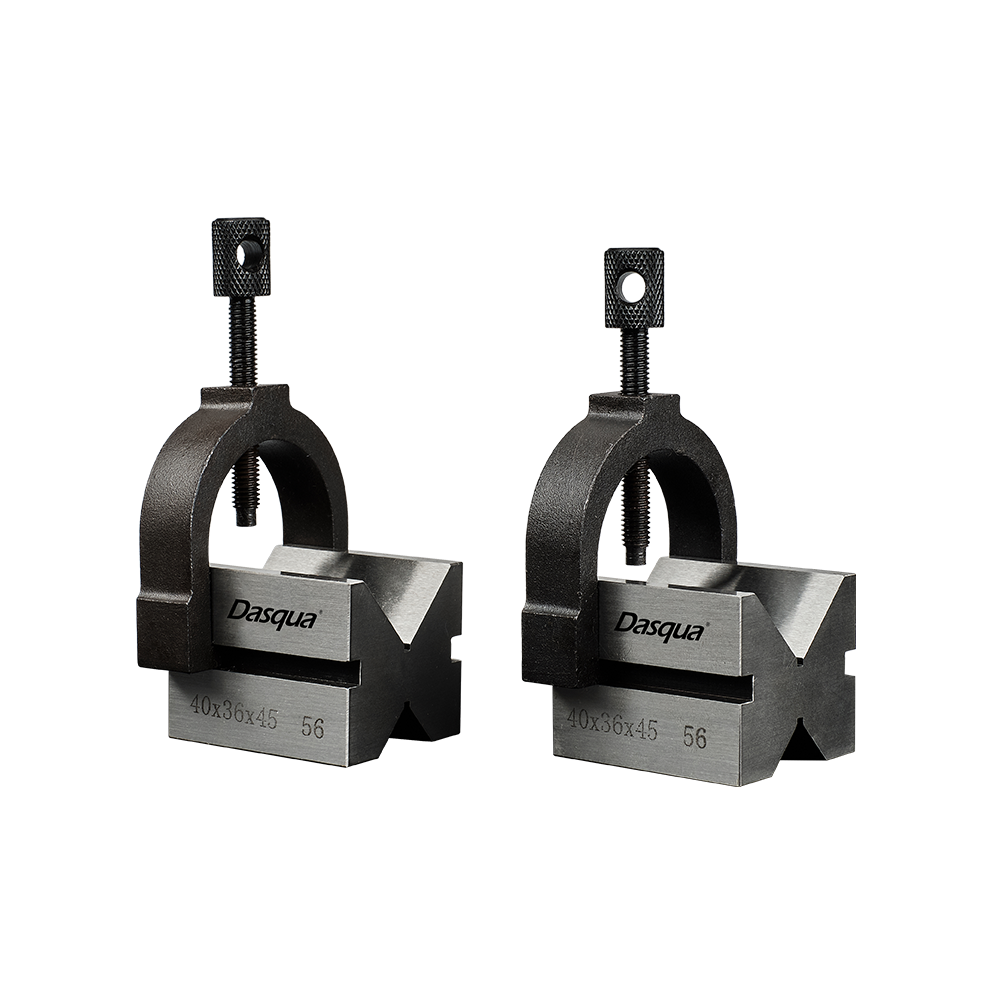 Dasqua V-Block &amp; Clamp Set 0.01mm Acc