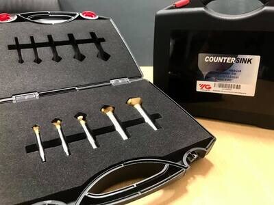 ​YG-1 HSSCo8 90º Countersink TIN Set