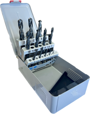 YG-1 HSS(M2) Jobber Drill Set (13pc) 1 to 13mm (1mm Inc)