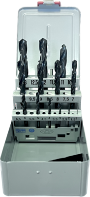 YG-1 HSS(M2) Jobber Drill Set (13pc) 1 to 13mm (1mm Inc)