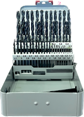 YG-1 HSS(M2) Jobber Drill Set (51pc) 1.0 to 6.0mm (0.1mm Inc)