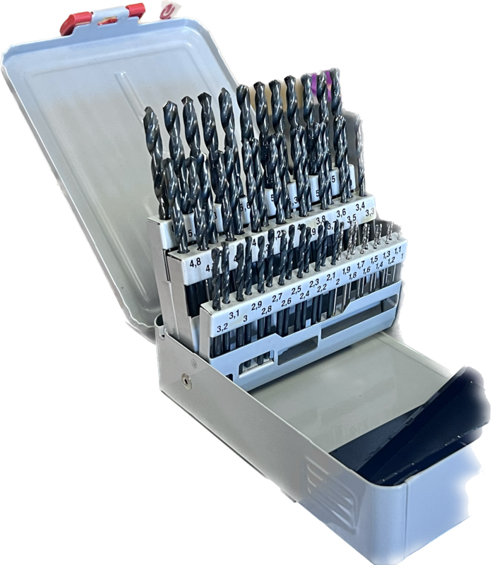 YG-1 HSS(M2) Jobber Drill Set (51pc) 1.0 to 6.0mm (0.1mm Inc)