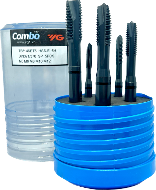YG-1 ​HSS-E Combo Gun/Spiral-Point Tap Set