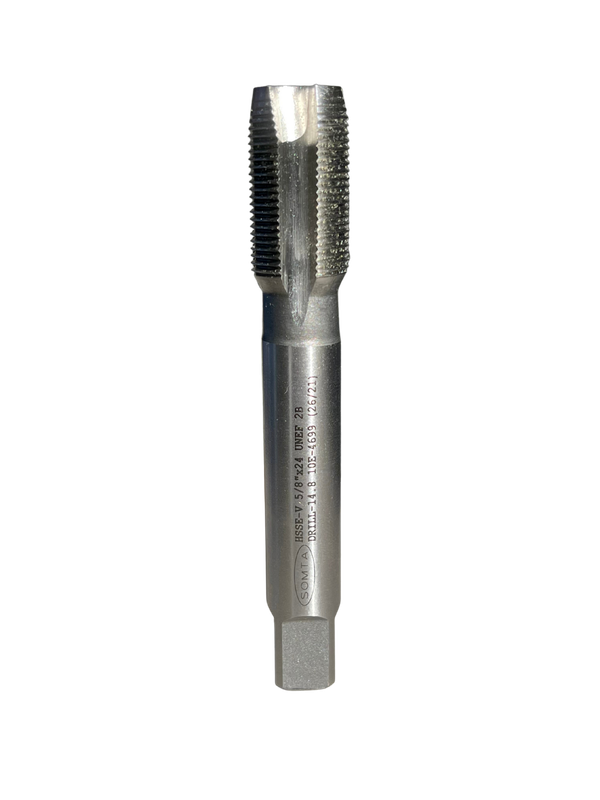 Gunsmith Tap 5/8 UN X 24 Spiral Point