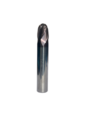 YG-1 K-2 (Solid Carbide) 4 Flute Ball-Nose Short Plain Shank