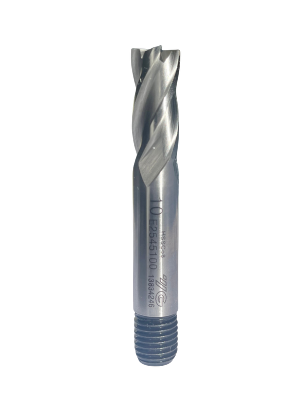 YG-1 HSSCo8 4-8 Flute Short Threaded Shank