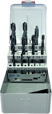 YG-1 HSS(M2) Jobber Drill Set (13pc) 1 to 13mm (1mm Inc)
