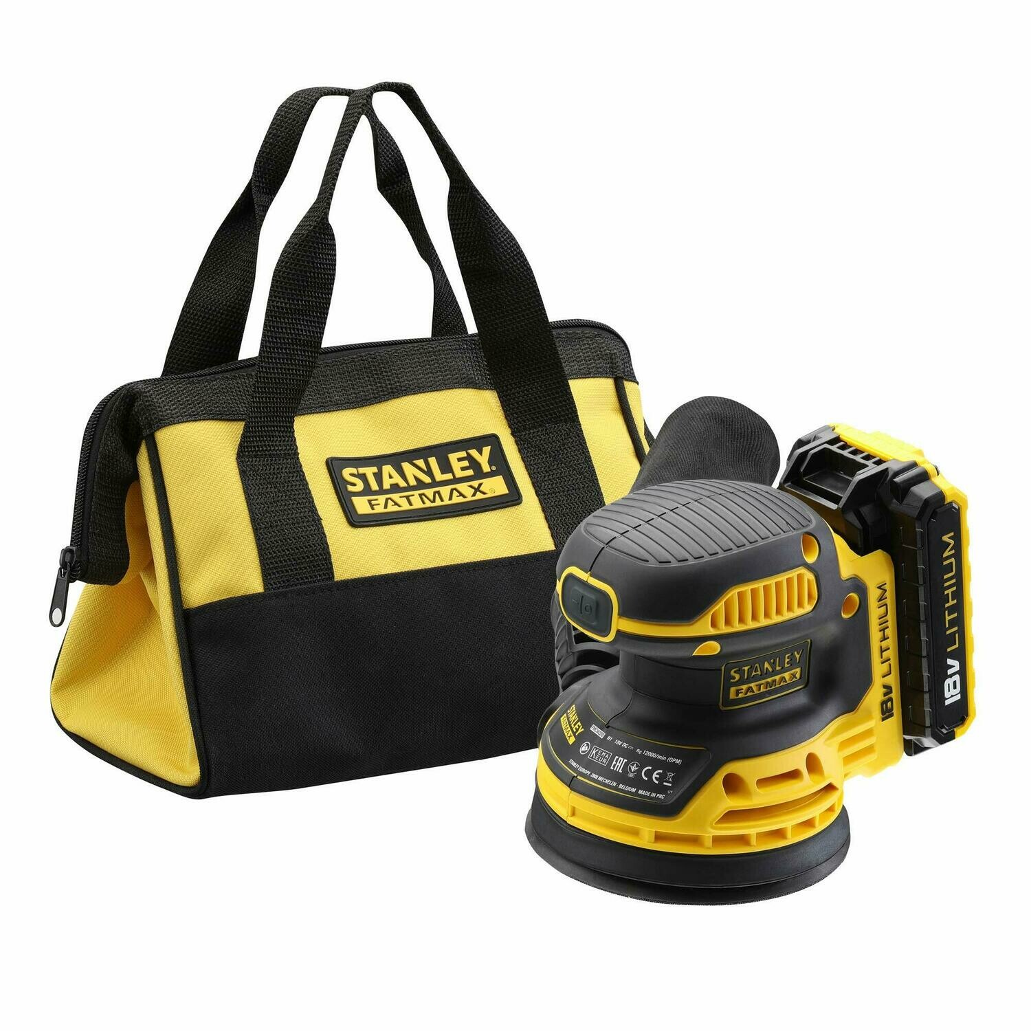 מלטשת אקצנטרית נטענת STANLEY FATMAX