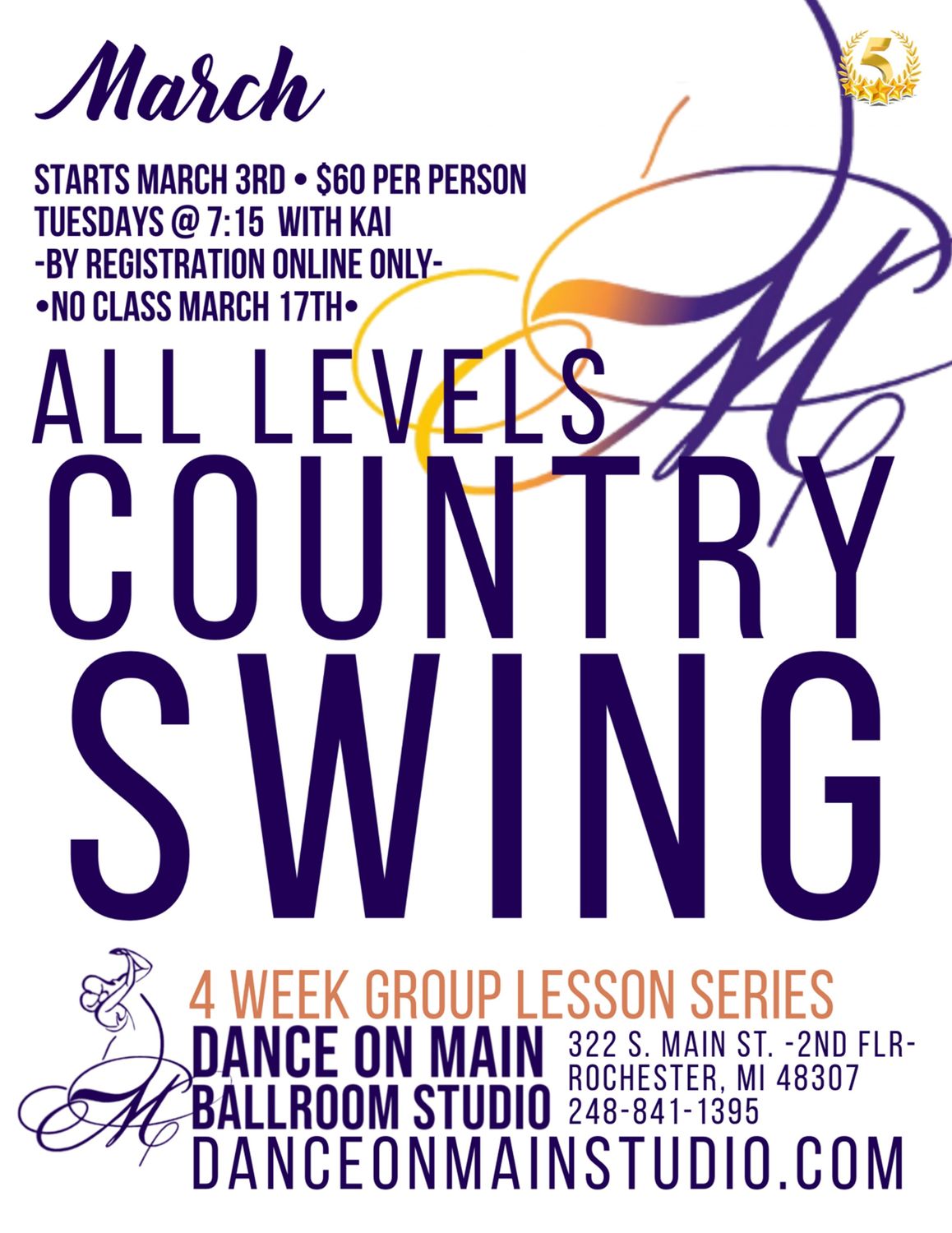 Country Swing- All Levels