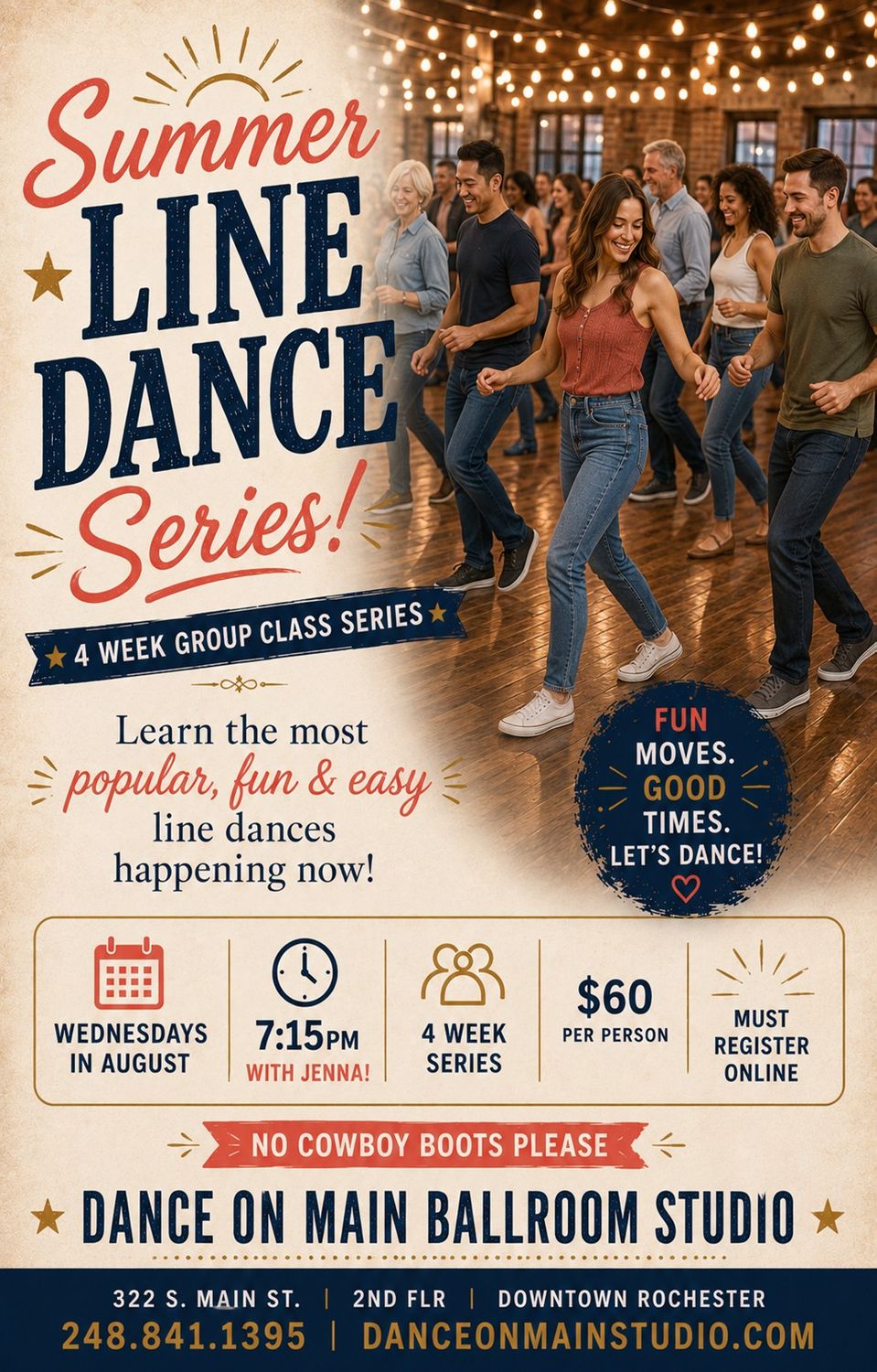 Line Dance 4 Week Series SOLD OUT