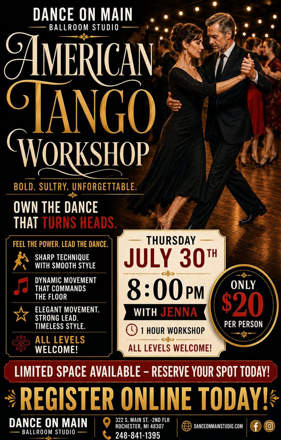American Tango All Levels Workshop