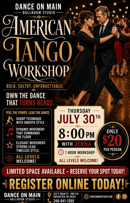 American Tango All Levels Workshop